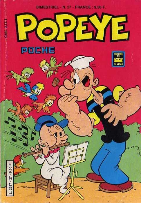 Scan de la Couverture Popeye Poche n 27